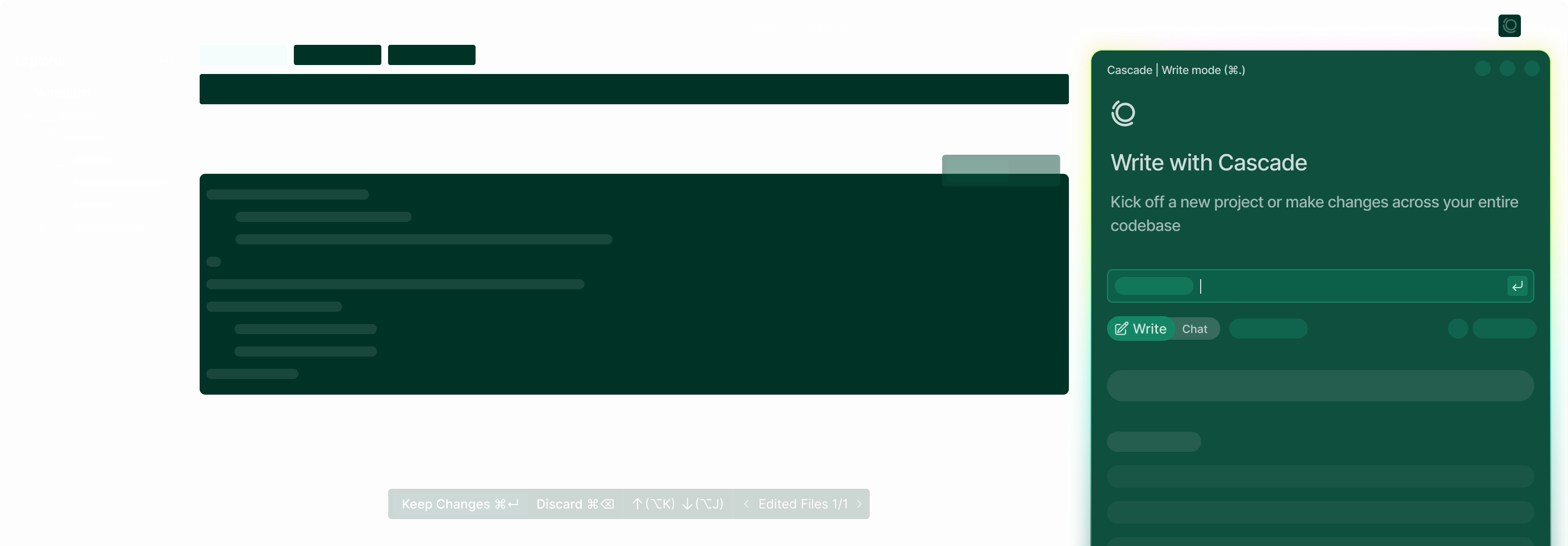Cascade in IDE